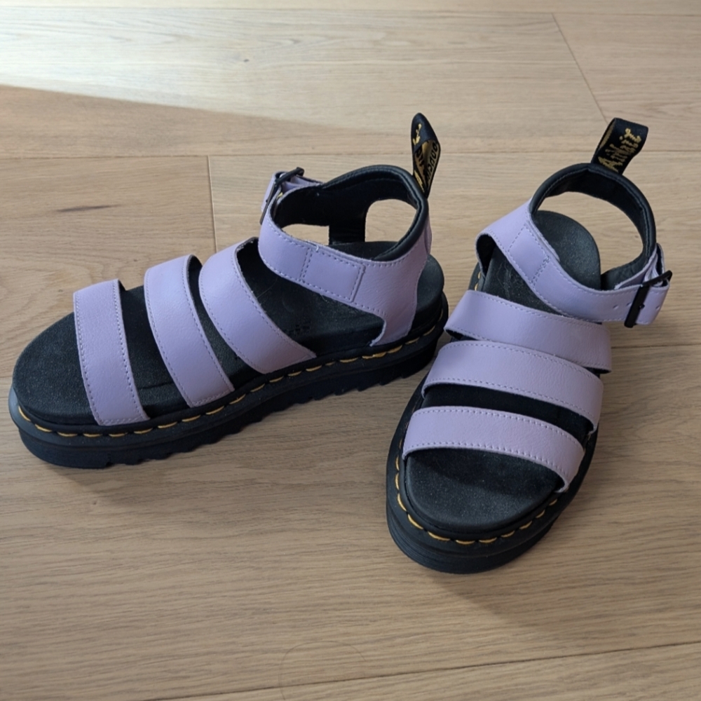 Dr. Martens Purple Sandals